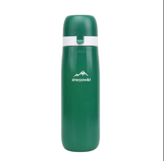 Hiking water filter bottle